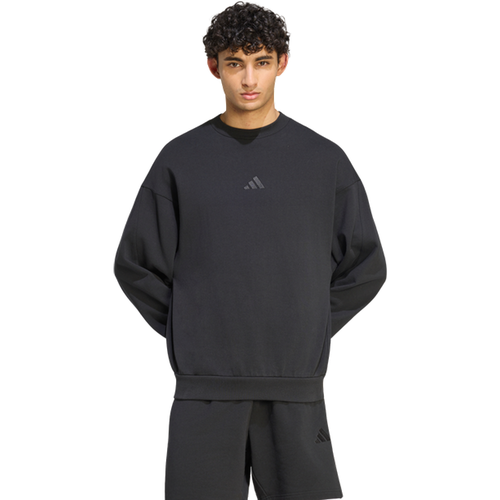 Kit Small Logo Sweatshirt - Sweats, Noir - Taille S - Jersey de coton - Adidas - Modalova
