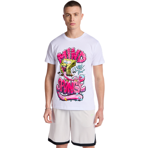 Sponge Bob T-Shirts - Blanc - Taille: XS - Jersey de coton - Foot Locker - MERCHCODE - Modalova