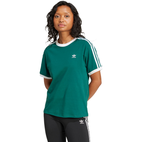 Stripes T-Shirts - Vert - Taille: 34 - Jersey de coton - Foot Locker - Adidas - Modalova