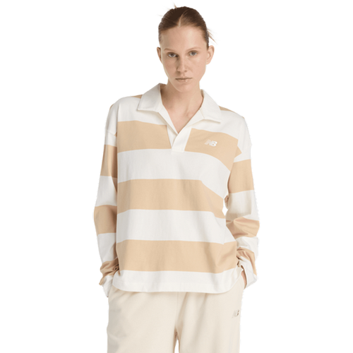 Rugby Long Sleeve - Sweats, Marron - Taille XL - Jersey de coton - New Balance - Modalova