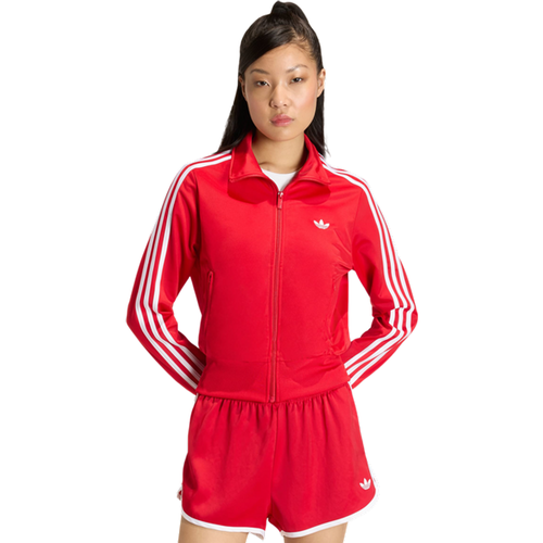 Classic - Vestes Zippees, Rouge - Taille S (34-36) - Poly Mesh - Adidas - Modalova