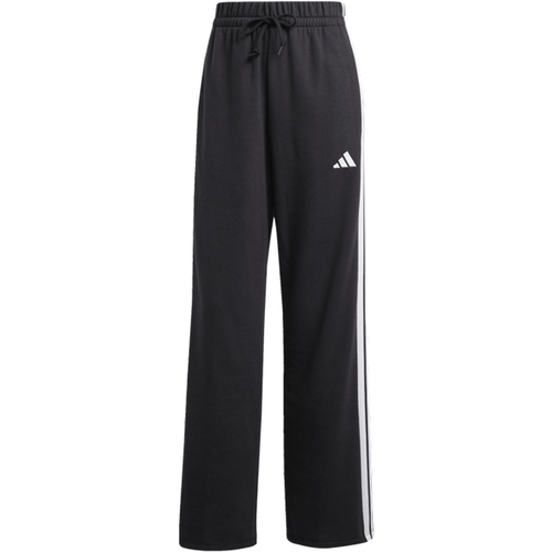 Essentials 3-stripes Open Hem Joggers - Pantalons, Noir - Taille S (34-36) - Jersey de coton - Adidas - Modalova