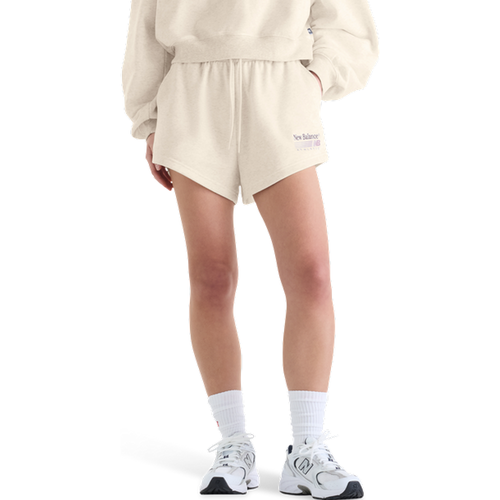 Terry - Shorts, - Taille S - Jersey de coton - New Balance - Modalova