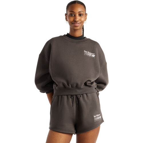 Fleece - Sweats, Noir - Taille L - Jersey de coton - New Balance - Modalova