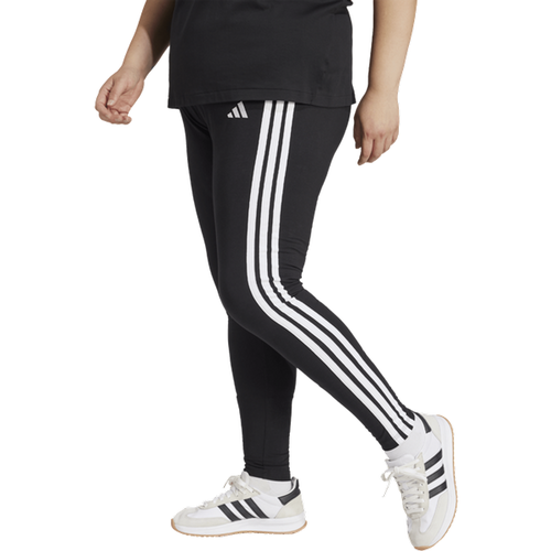 Essentials 3-stripes Leggings Plus Size - Leggings, Noir - Taille 36/S - Jersey de coton - Adidas - Modalova