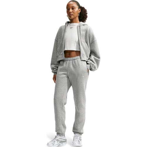 Fleece - Pantalons, Gris - Taille 34 - Jersey de coton - Nike - Modalova