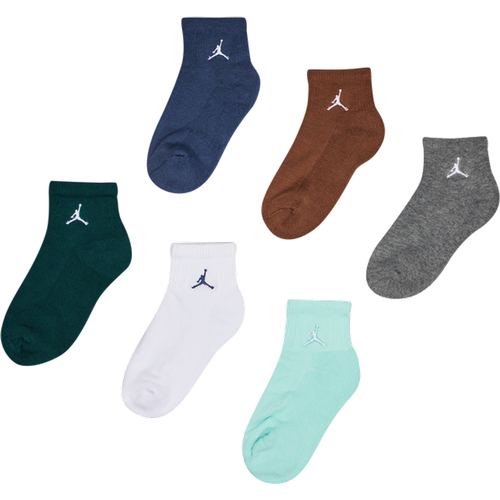 Kids Ankle 6 Pack Unisexe Chaussettes - Vert - Taille: 35 - 38 - Foot Locker - Jordan - Modalova