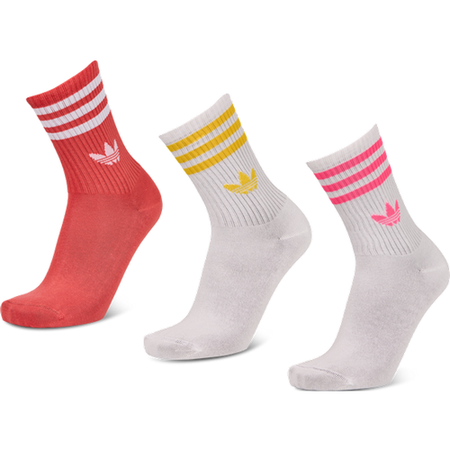 Mid Cut Crew 3 Pack Unisexe - Chaussettes, Blanc - Taille 43-45 - Adidas - Modalova