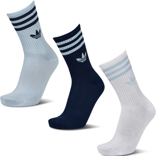 Mid Cut Crew 3 Pack Unisexe - Chaussettes, Bleu - Taille 37-39 - Adidas - Modalova