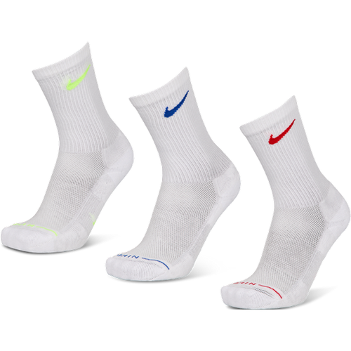 Elevated Crew 3 Pack Unisexe - Chaussettes, Blanc - Taille 38 - 42 - Coton - Nike - Modalova