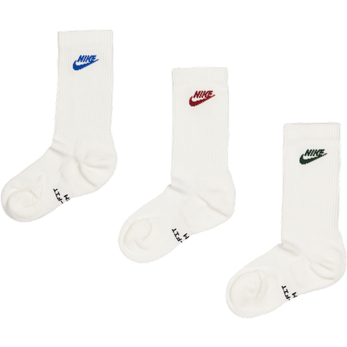Elevated Crew 3 Pack Unisexe - Chaussettes, Blanc - Taille 42 - 46 - Coton - Nike - Modalova