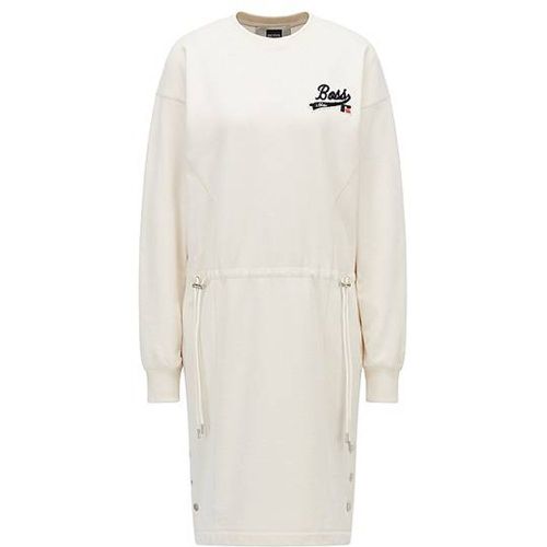 Robe en molleton de coton mélangé avec logo exclusif - BOSS X Russell Athletic - Modalova