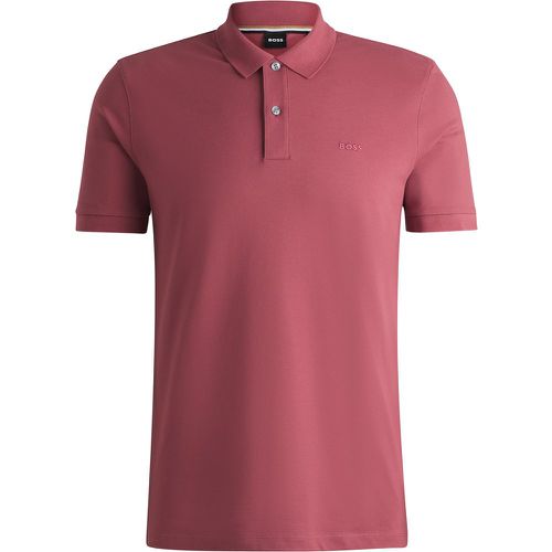 Pallas Polo en coton biologique avec logo brodé - Boss - Modalova