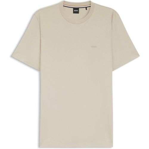 T-shirt en jersey de coton avec logo - Boss - Modalova