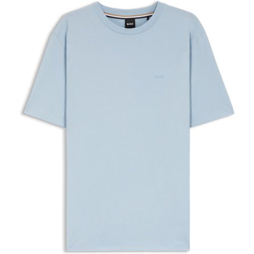 T-shirt en jersey de coton avec logo - Boss - Modalova