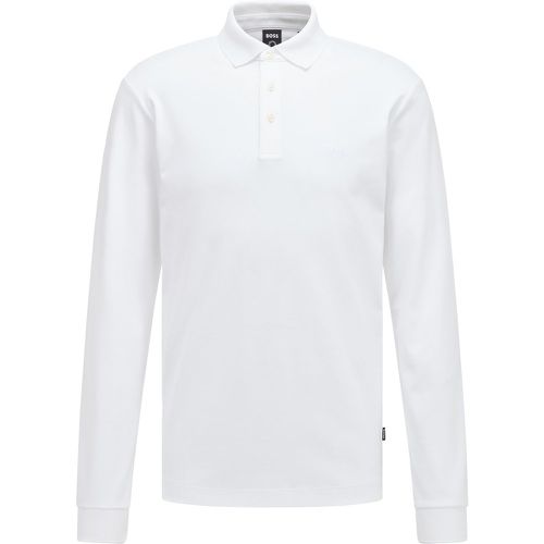 Polo en coton interlock avec logo brodé - Boss - Modalova