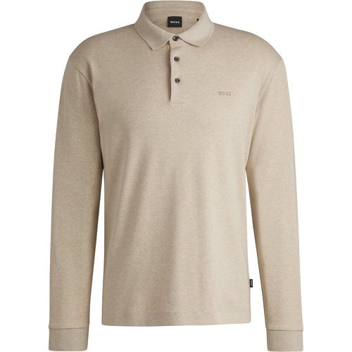 Polo en coton interlock avec logo brodé - Boss - Modalova