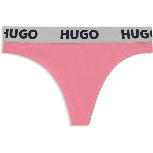 String en coton stretch avec taille logotée - HUGO - Modalova