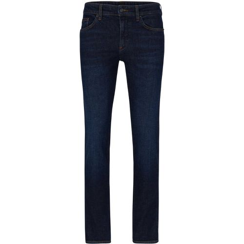 Jean Slim Fit en denim stretch confortable foncé - Boss - Modalova