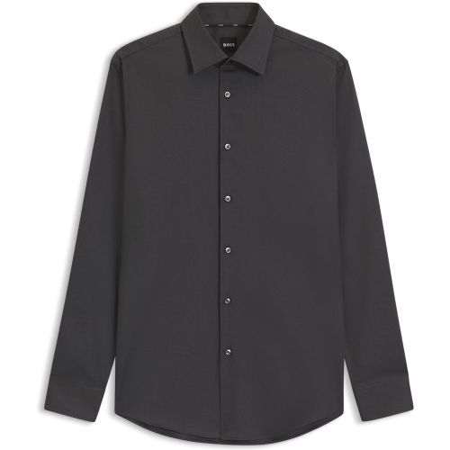 Chemise Slim Fit en twill de coton stretch facile à repasser - Boss - Modalova