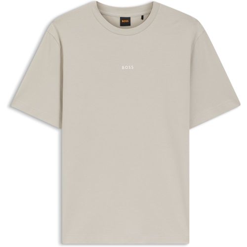 T-shirt Relaxed à logo imprimé à effet superposé - Boss - Modalova