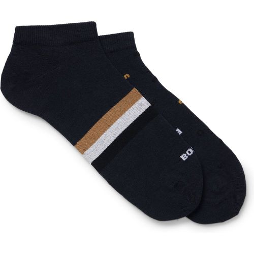 Lot de deux paires de chaussettes basses avec détails emblématiques - Boss - Modalova