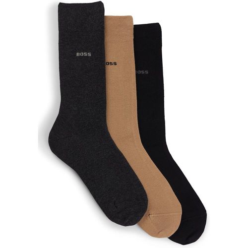 Lot de trois paires de chaussettes mi-mollet - Coffrets cadeaux - Boss - Modalova