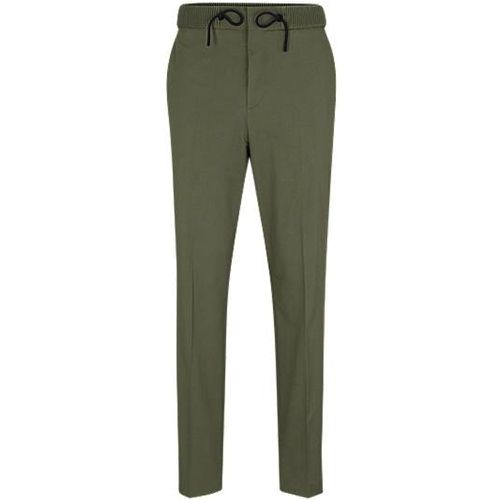 Pantalon Extra Slim Fit en coton stretch avec taille à cordon de serrage - HUGO - Modalova