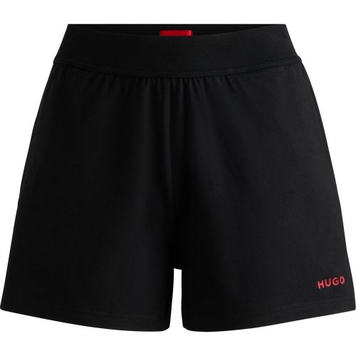 Short en tissu stretch à logo imprimé - HUGO - Modalova