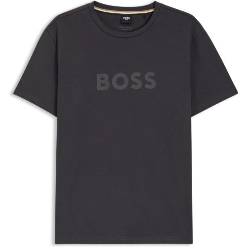 T-shirt en jersey de coton avec protection anti-UV SPF 50+ - Boss - Modalova