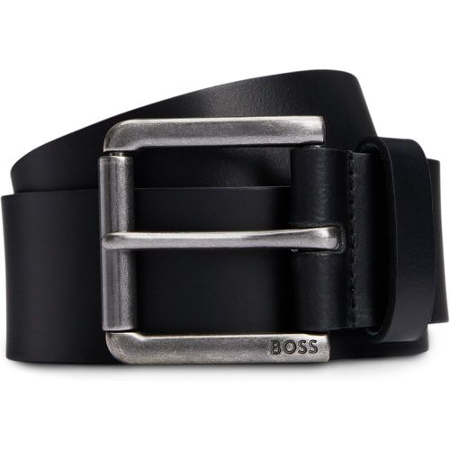 Ceinture en cuir avec boucle à ardillon logotée - Boss - Modalova