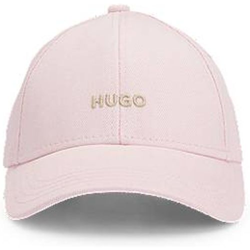 Casquette en denim de coton à logo brodé - HUGO - Modalova