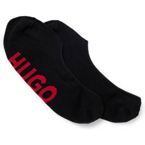 Lot de deux paires de chaussettes invisibles à semelle logo - HUGO - Modalova