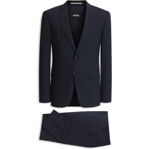 Costume Slim deux pièces en laine stretch - Boss - Modalova