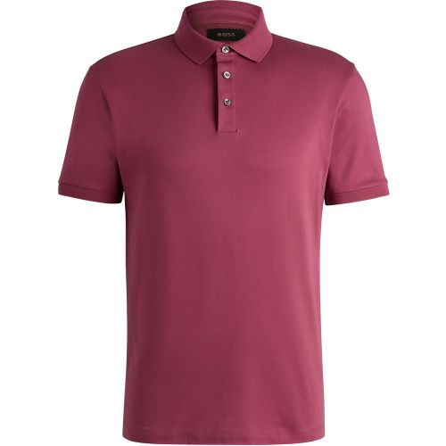 Polo Regular en coton italien mercerisé - Boss - Modalova
