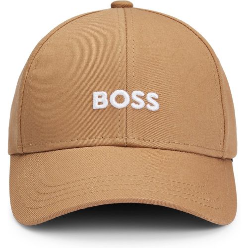 Casquette en twill de coton à logo brodé - Boss - Modalova