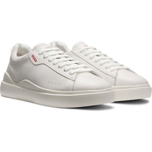 Baskets en cuir lisse à semelle cupsole - HUGO - Modalova
