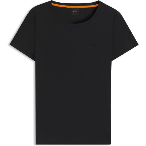 T-shirt Slim en coton avec logo - Boss - Modalova