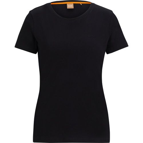 T-shirt Slim en jersey de coton à logo - Boss - Modalova