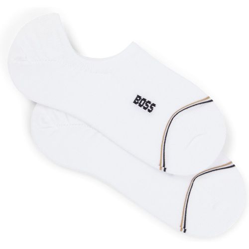 Lot de deux paires de chaussettes longueur cheville avec logo - Boss - Modalova