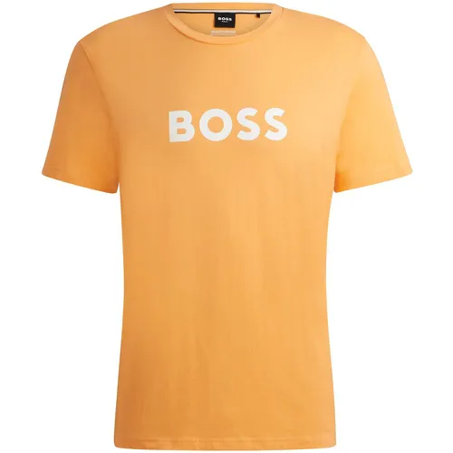 T-shirt Regular en jersey de coton avec protection anti-UV SPF 50+ - Boss - Modalova