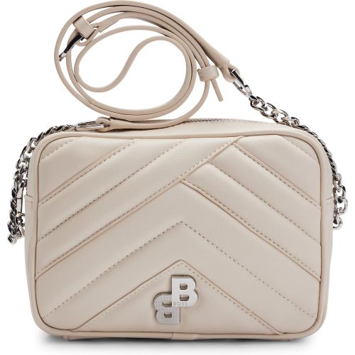Sac porté croisé matelassé avec monogramme métallique - Boss - Modalova