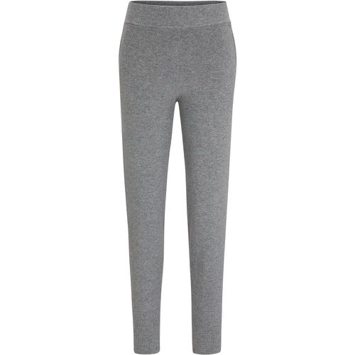 Pantalon en maille de laine vierge et de cachemire - Boss - Modalova