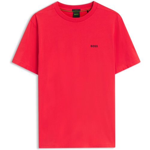 T-shirt en coton stretch - Boss - Modalova
