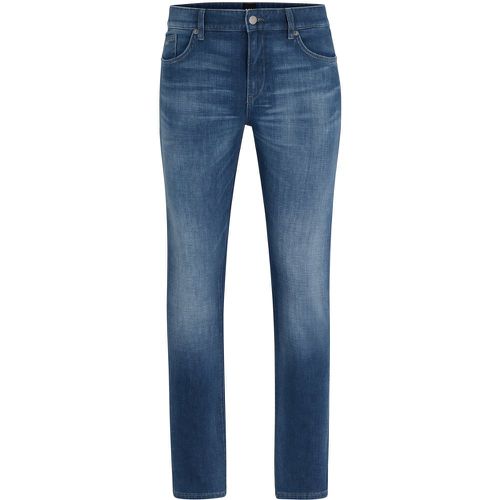 Jean Slim Fit en denim italien au toucher cachemire - Boss - Modalova