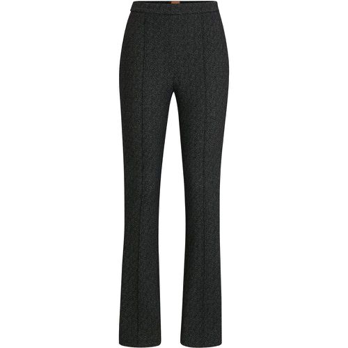 Pantalon Slim Fit à taille haute, en jersey stretch - Boss - Modalova