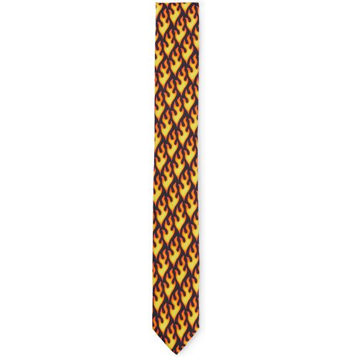 Cravate en coton à imprimé saisonnier - HUGO - Modalova