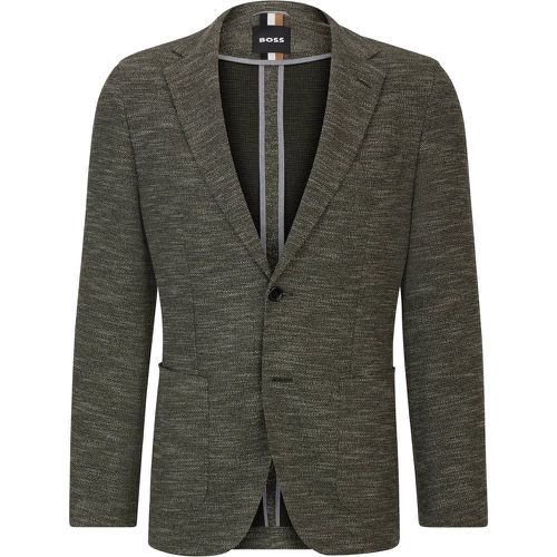 Veste Regular Fit en jersey stretch à micro motif - Boss - Modalova