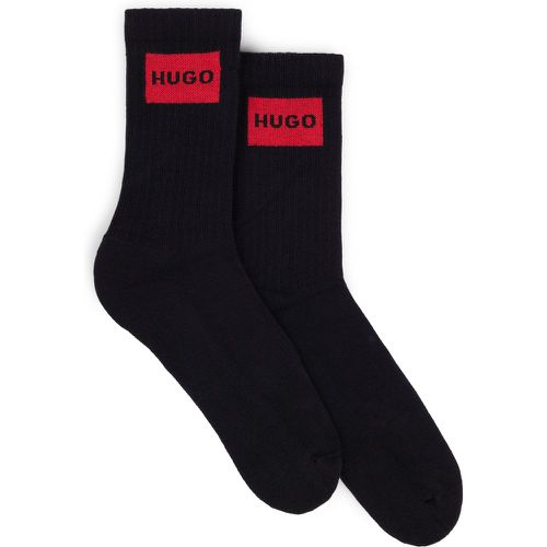 Lot de deux paires de chaussettes courtes en coton mélangé - HUGO - Modalova