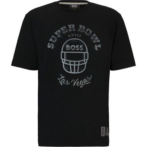 T-shirt  x NFL en coton stretch avec imprimé artistique - Boss - Modalova